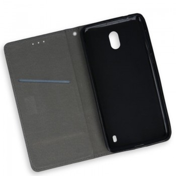Atverciamas auksinis dėklas (NOKIA 2) telefonui Atverciamas auksinis dėklas (NOKIA 2) telefonui